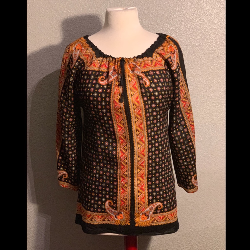 Vintage Carol Horn Long Sleeve Top
